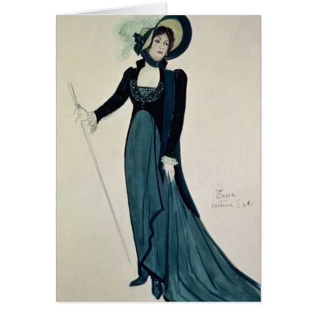 Costume design for Tosca (Front)