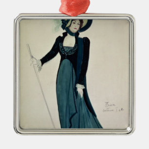 Costume design for Tosca Metal Ornament