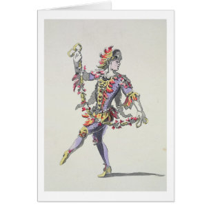 Costume design for Triton, in a 17th century balle