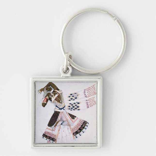 Costume design from Le Dieu Bleu, 1911 (colour lit Key Ring (Front)