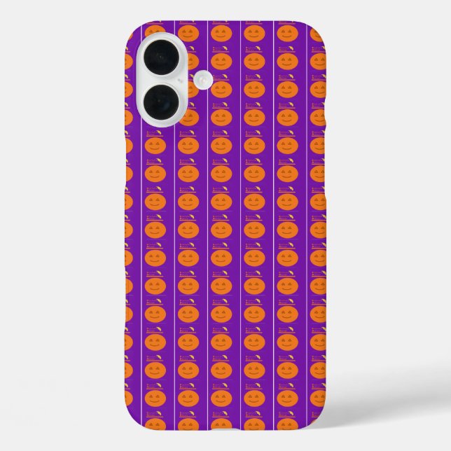 Costume Design Pumpkin Purple iPhone / iPad case (Back)