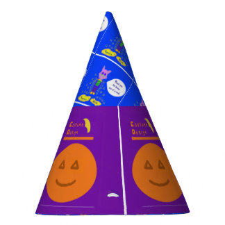 Costume Design Pumpkin Purple  Party Hat