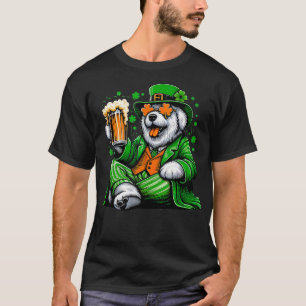 Costume English Sheepdog For This Patricks Day  T-Shirt