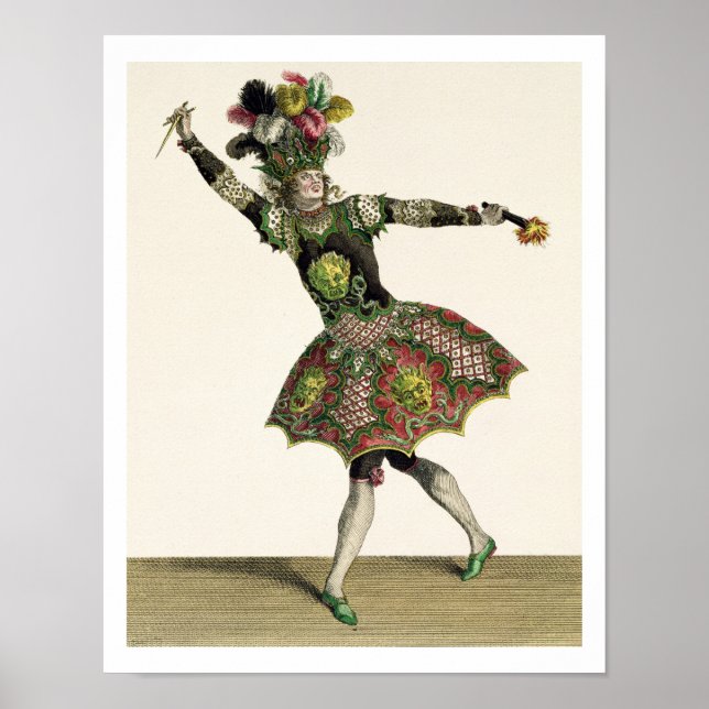 Costume for a demon in 'Armide', 'Psyche' and seve Poster (Front)