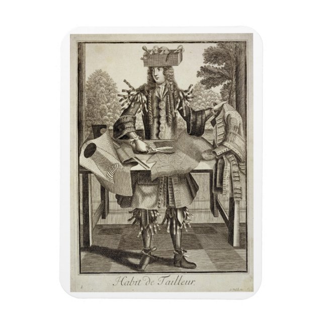 Costume for a Tailor, pub. by Gerard Valck (1651/2 Magnet (Vertical)