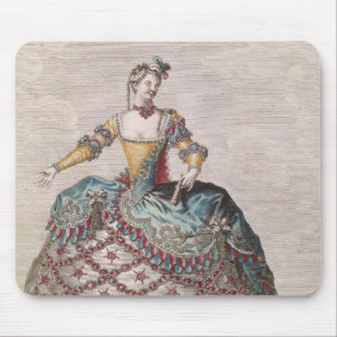 Costume for an Indian woman Mouse Pad