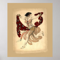 Costume for Cleopatra Ballet ~ 1909 by Leon Bakst