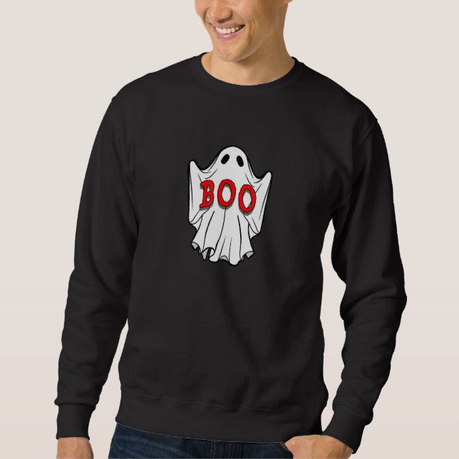 costume for Halloween  sweet ghost BOO ghost costu Sweatshirt (Front)