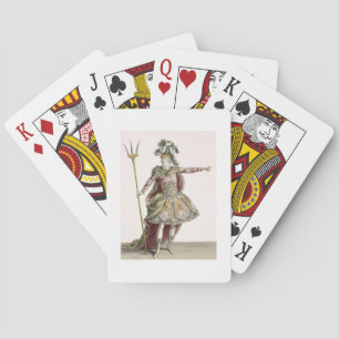 Costume for Neptune in several operas, engraved by Playing Cards