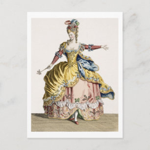 Costume for the Queen of the Sylphs in the Ballet Postcard