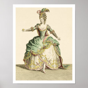 Costume for Venus in several operas, engraved by t Poster
