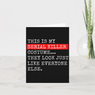 Costume - Halloween Novelty Funny Card