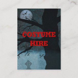 Costume Hire Business Card