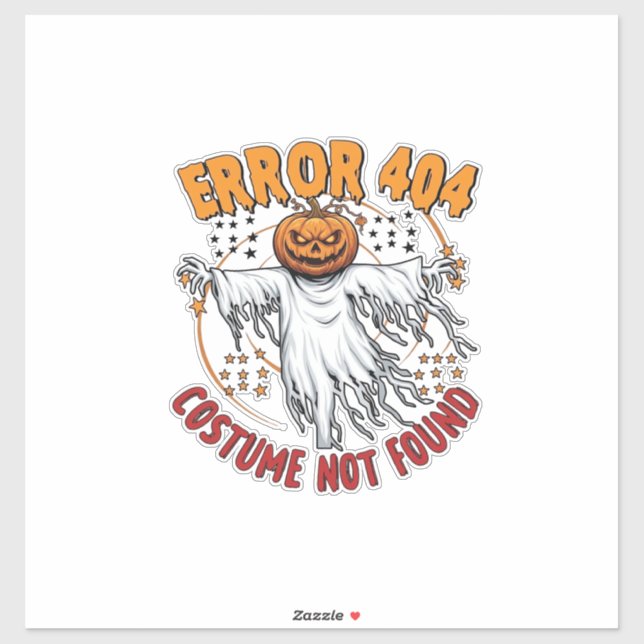 Costume Not Found Halloween Pumpkin Ghost_1 (Sheet)