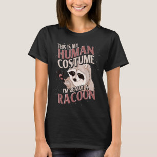 Costume Party Forest Animal Trash Panda Racoon T-Shirt