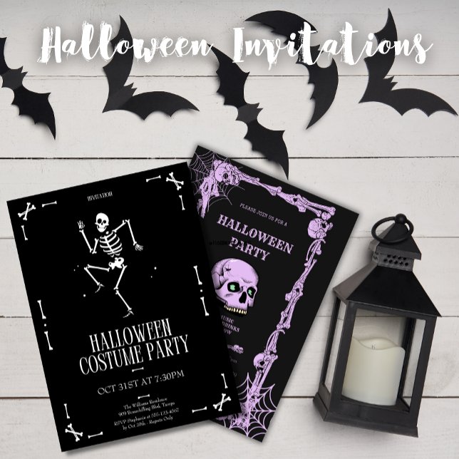 costume party halloween Children Modern Invitation (Creator Uploaded)