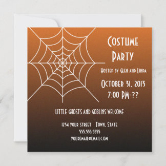 Costume Party Halloween Invitations