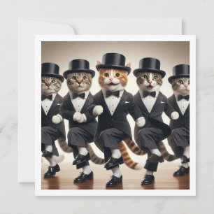 Costume party, Tap dance,  Dance party, cat  Invitation
