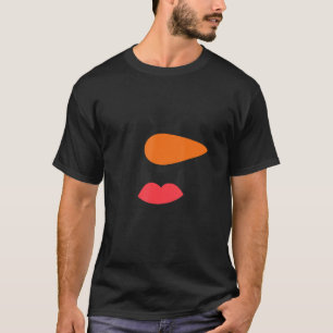 Costume with a snowman face   snowman laughs T-Shirt