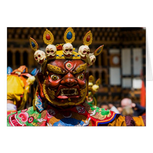 Costumed Festival Dancer (Front Horizontal)