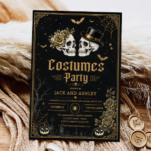 Costumes Adult Halloween Party Invitation