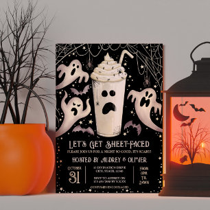 Costumes and Cocktails Ghost Halloween Invitation