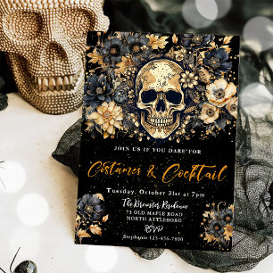 Costumes & Cocktail Halloween Party Invitation