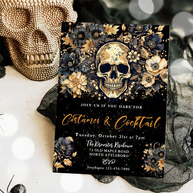 Costumes & Cocktail Halloween Party Invitation (Creator Uploaded)
