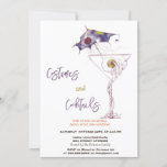 Costumes & Cocktail Scary Halloween Invitation<br><div class="desc">Cute cocktails theme Halloween party invitation. Personalise this spooktacular invite with your details.</div>