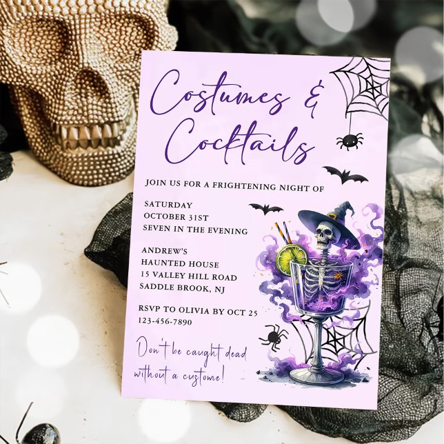 Costumes & Cocktails Halloween Party Invitation (Creator Uploaded)