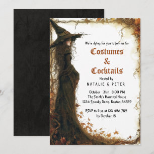 Costumes & Cocktails I Witch Invitation