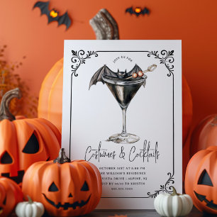 Costumes & Martinis Halloween Party Invitation