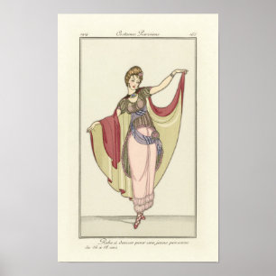 Costumes Parisiens- Dance dress Poster