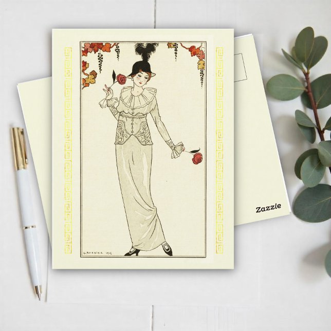 Costumes Parisiens, no. 8 (1912)  Postcard (Creator Uploaded)