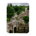 Costwolds town Castle Combe vertical magnet