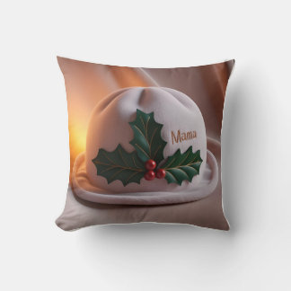 Cosy 3D Baby Hat with Holly & "Mama" Cushion