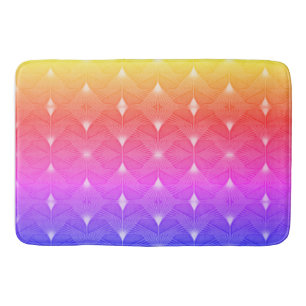 Cosy 3D Fleece Blanket Colourful Digital Design Pe Bath Mat