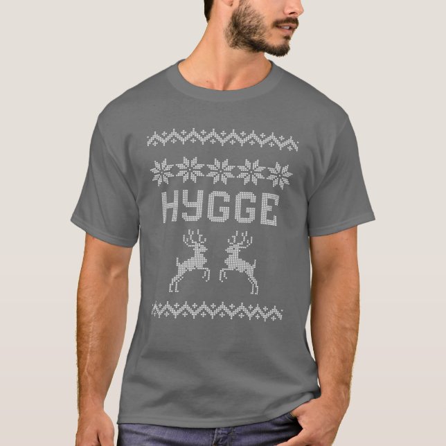 Cosy And Comfy Danish Ugly Sweater Hygge Design (Front)