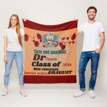 Cosy and Qualified dentest gaduation Blanket – Cla
