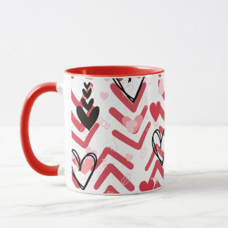Cosy artwork stickers mug