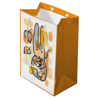 Cosy Autumn Bunny Gift Bag