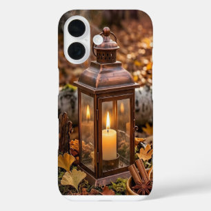 Cosy Autumn Candle Lantern iPhone Case