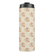 Cosy Autumn Capybara Kawaii Pumpkin Spice Latte