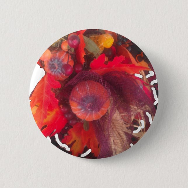 Cosy Autumn Charm - Fall Decor & Gifts 6 Cm Round Badge (Front)