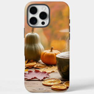 Cosy Autumn Coffee and Book with Warm Fall Decor iPhone 16 Pro Max Case
