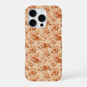 Cosy Autumn Floral Pattern iPhone 16 Pro Case