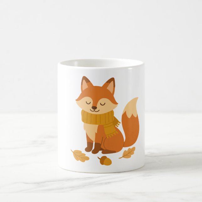 Cosy Autumn Fox Mug (Center)