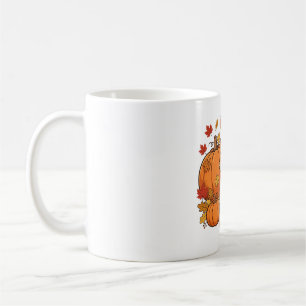 Cosy Autumn Fox Pumpkin Harvest Art Coffee Mug