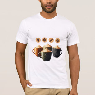 Cosy Autumn Latte Coffee Mugs T-Shirt