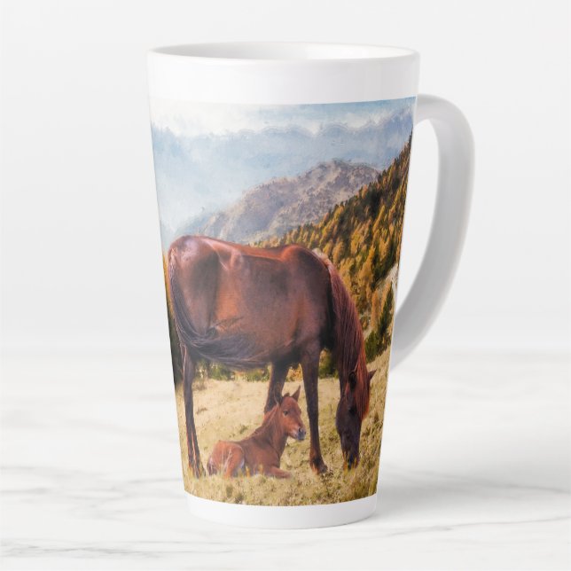 Cosy Autumn       Latte Mug (Right Angle)